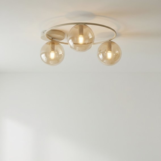 Lampa Sufitowa SOPRA 3 Beżowy