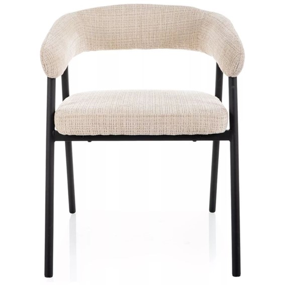 Krzesło KATANA Beż/Czarny Mat