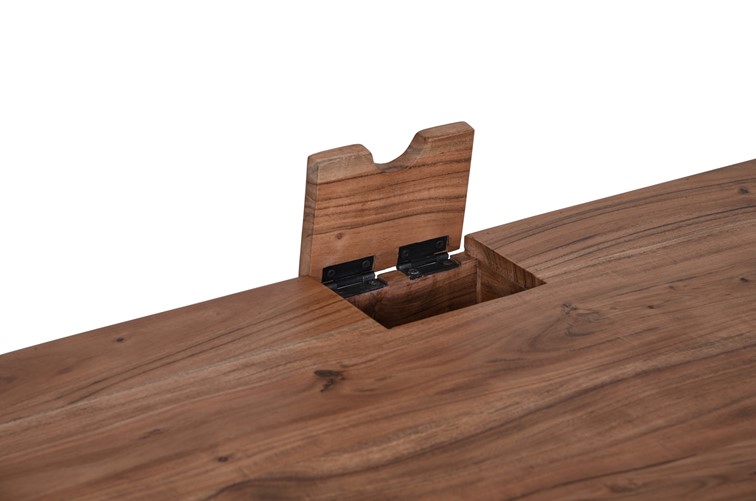 Biurko AVOLA AV2085-5020 Brązowy/Czarny