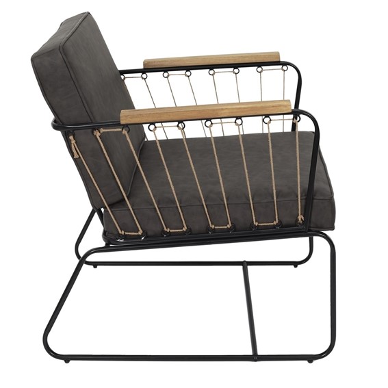 Fotel BENSON Brązowy