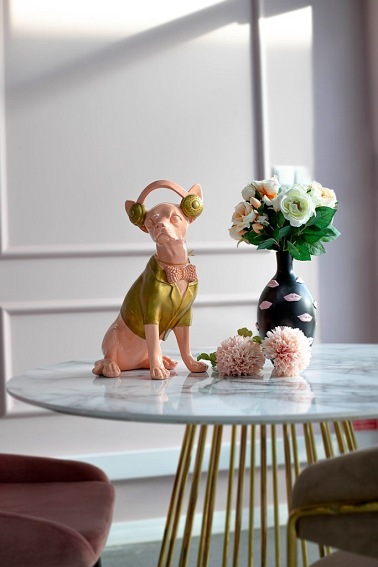 Dekoracja DOG CHIHUAHUA  Różowy