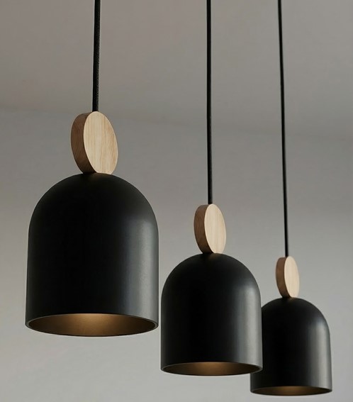 Lampa Wisząca MESI 3 Czarny