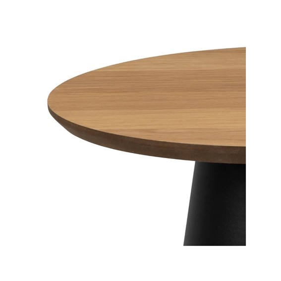 Stolik SOLI  fi45 Dąb/Czarny