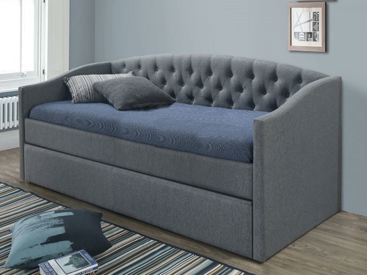 Łóżko ALESSIA 90x200 Szary Tap. 23