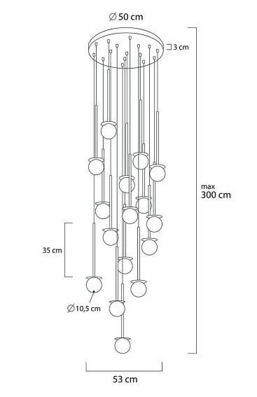 Lampa Wisząca CANNON DISC 16 Miedziany