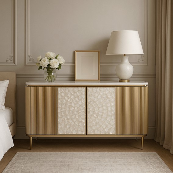 Komoda STILIG ST909 Złoty