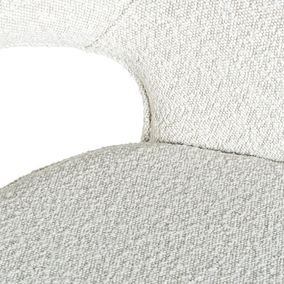 Krzesło SAVOY BOUCLE Białe