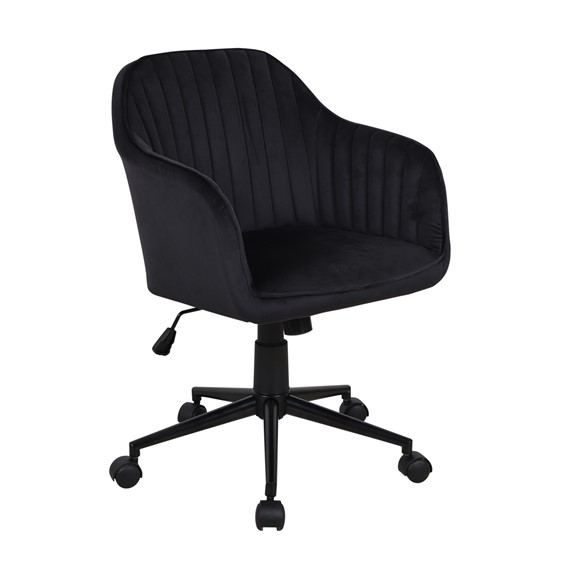 Fotel Obrotowy Velvet FB1-FX Czarny