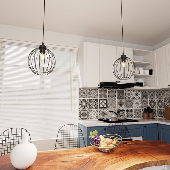 Lampa Wisząca NANDO 1 Czarny