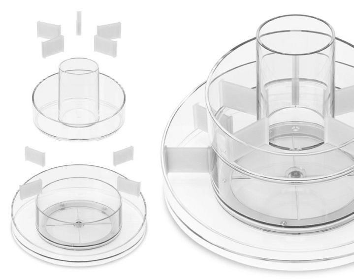 Organizer do Kosmetyków CASCADA Przezroczysty