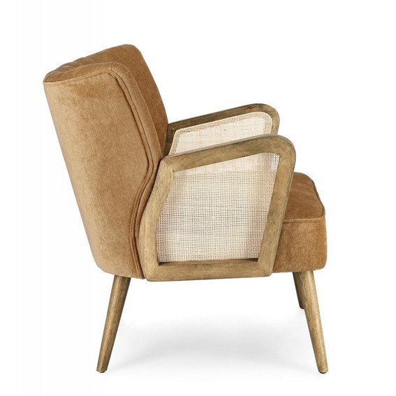 Fotel VIRNA Żółty