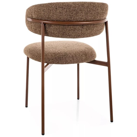 Krzesło ELTON D Cappuccino/Orzech