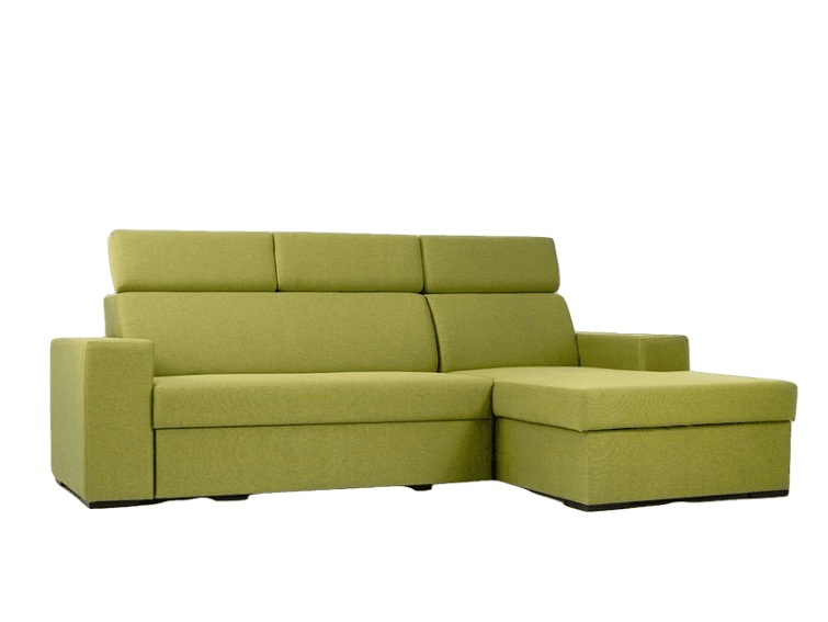 Narożnik Rozkładany Atlantica P 250x160 Wiosenna Zieleń/Orzech