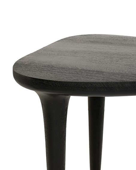 Stolik LAMINAR 49x48cm Czarny