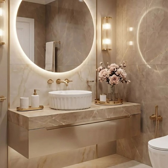 Umywalka Nablatowa DUO Biały