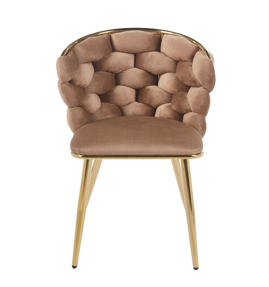 Krzesło Velvet K47-FX (G) Cappuccino