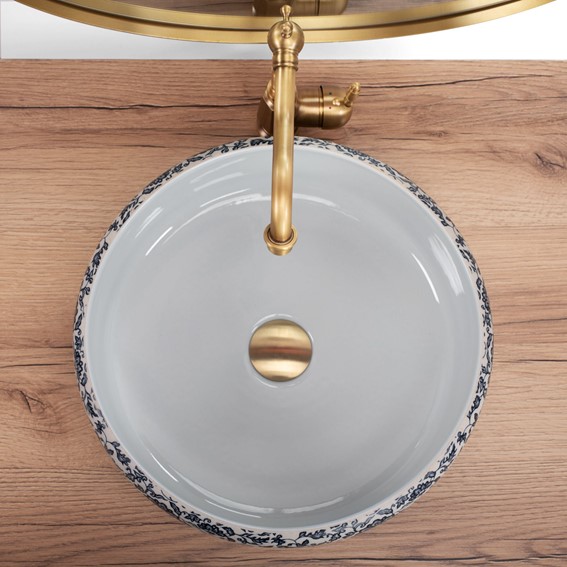 Umywalka Nablatowa FLORISA Biały