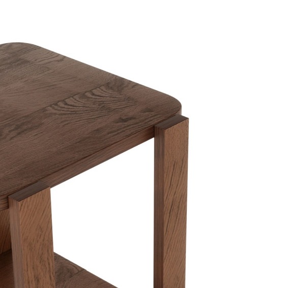 Stolik BELLWOOD Czarny Orzech