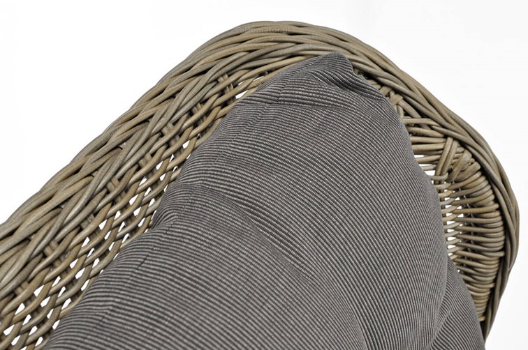 Fotel SONATA Z Podnóżkiem - Szary