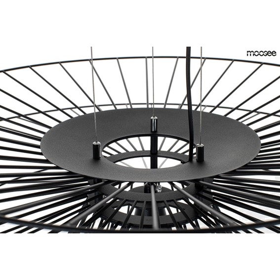 Lampa Wisząca SESTO Czarny