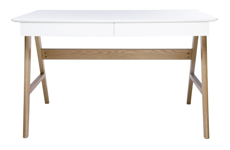 Biurko RIVA Dąb/Białe