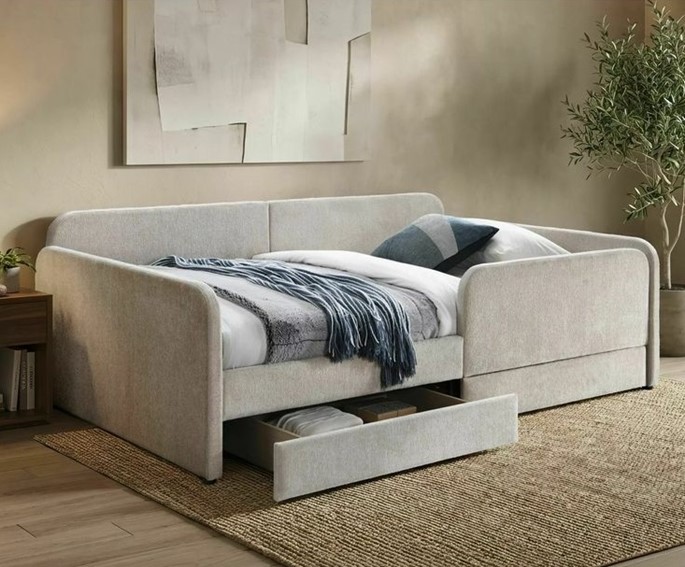 Łóżko AMELIA Raven 120x200cm Beż