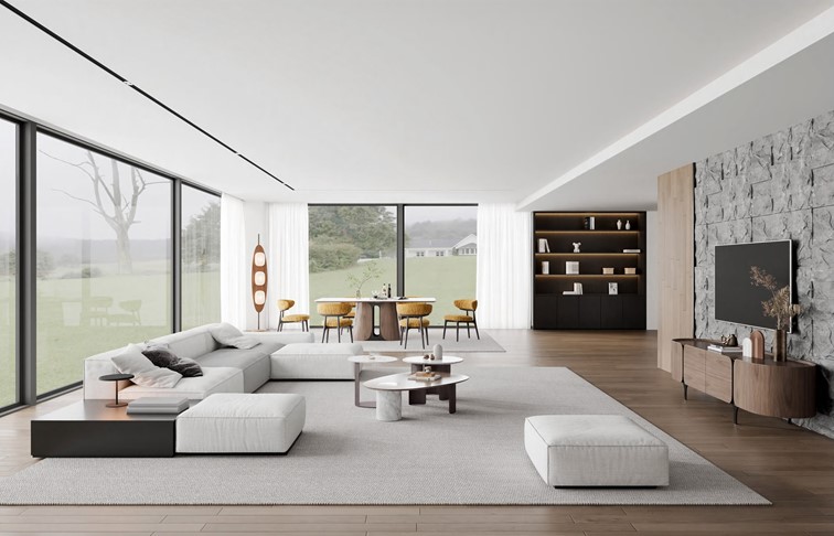 Komoda RTV SILENO SE02 Brązowy