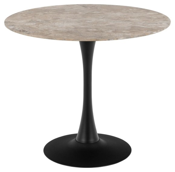 Stół MALTA Fi90cm Brązowy