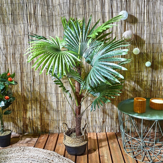 Dekoracja Sztuczna Palma Liwistonia 135cm