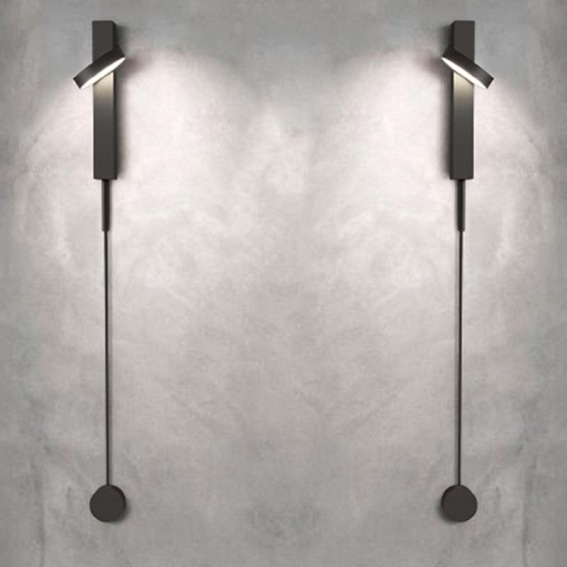 Lampa Ścienna CLARID BLACK Czarny