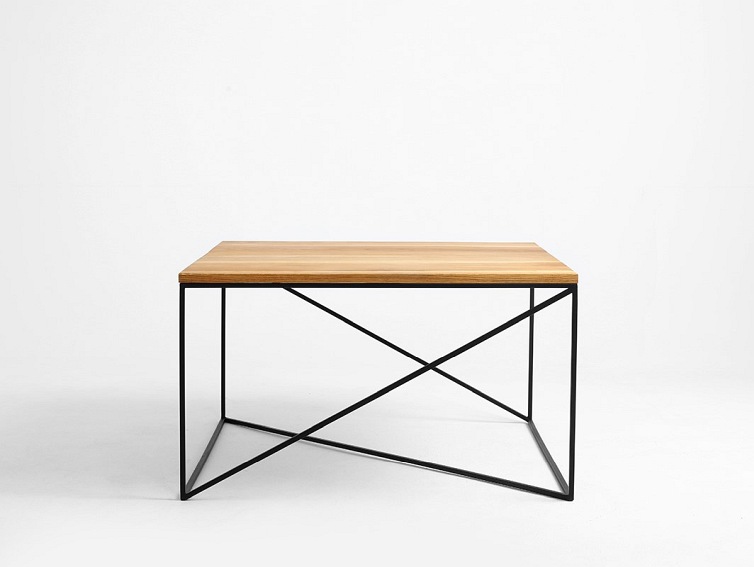 Stół kawowy MEMO SOLID WOOD 100×100