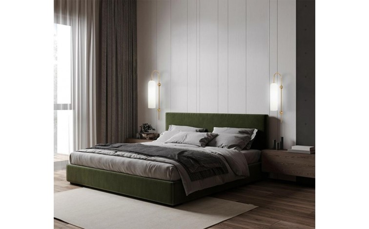 Lampa Ścienna SLACK Złoty/Biały