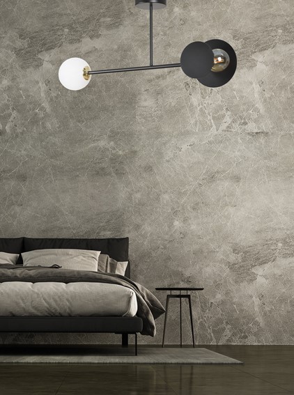 Lampa Sufitowa MINERVA 2 Czarny