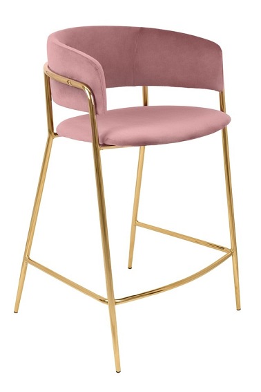 Krzesło Barowe Delta 65 Różowy