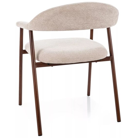 Krzesło LAGOS D Raven Beż/Orzech