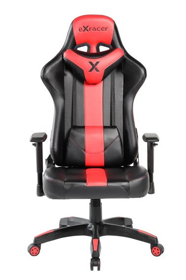 Fotel Obrotowy Gamingowy FB19-FX Czarny/Czerwony