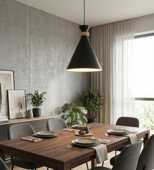 Lampa Wisząca ZERO 1 Czarny