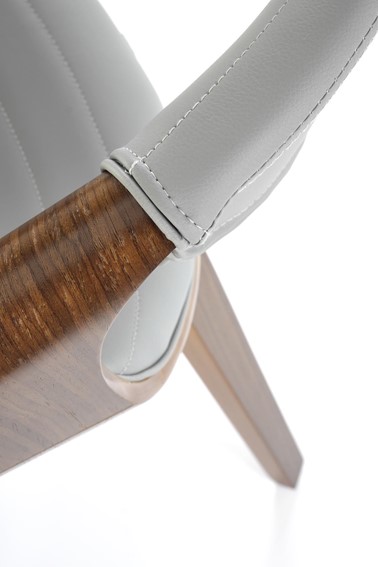 Krzesło K544 Popielaty/Orzechowy