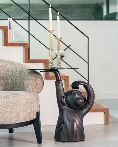 Stolik APE 60x45cm Brązowy