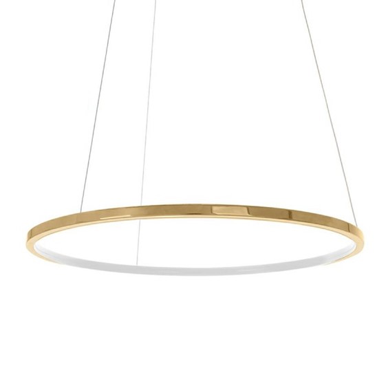 Lampa Wisząca RING SLIM 120 Złoty/Biały