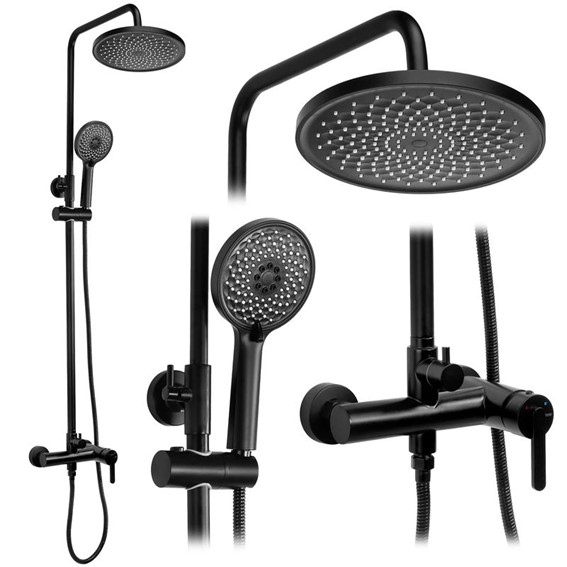 Zestaw Natryskowy ONTARIO Czarny