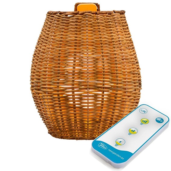 Lampa Ścienna SAONA 25 WALL IN&OUT BATTERY Naturalny