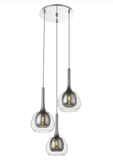 Plafon ASTON 3P Chromowany