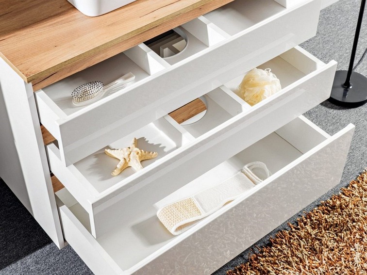 Szafka pod umywalkę Platinum 820 Biała