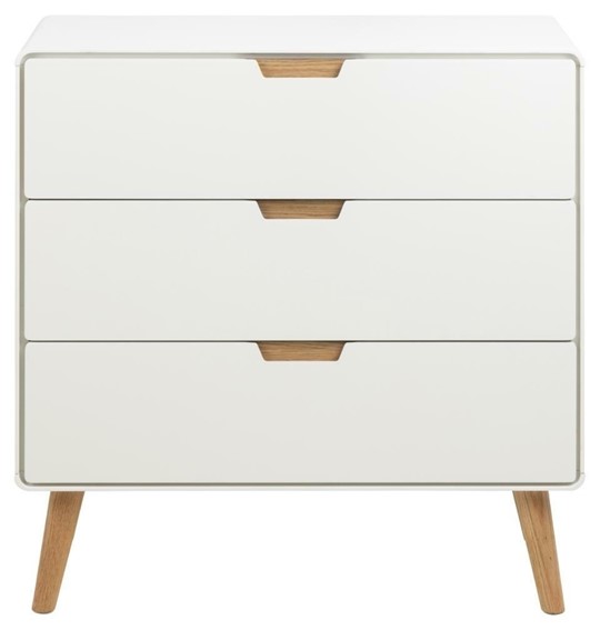 Komoda LOWELL z 3 Szufladami Biały