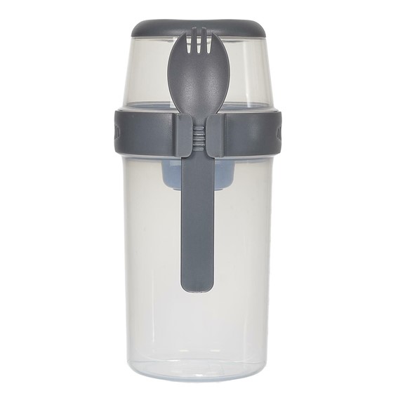 Lunch Box z Trzema Przegródkami Szary