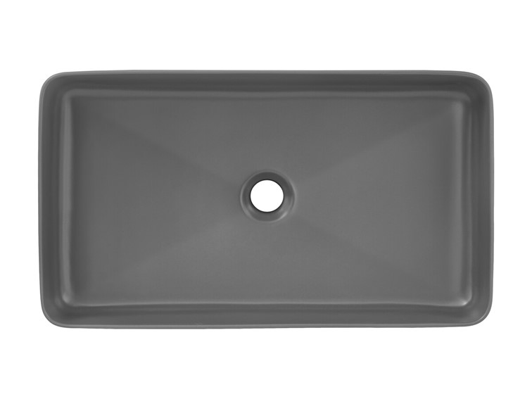 Umywalka Nablatowa SLIM Szary Mat