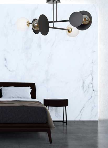 Lampa Sufitowa MINERVA 4 Czarny