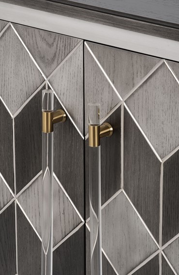 Komoda STILIG ST504 Szary/Brązowy