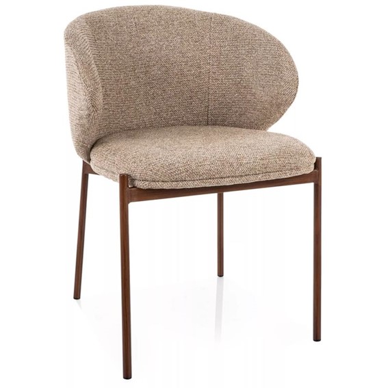 Krzesło KIOTO D Beż/Orzech